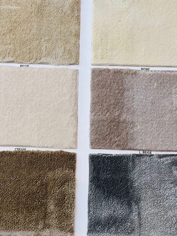 Plush carpet — neutrals