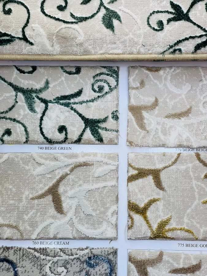 Printed carpet — beige range