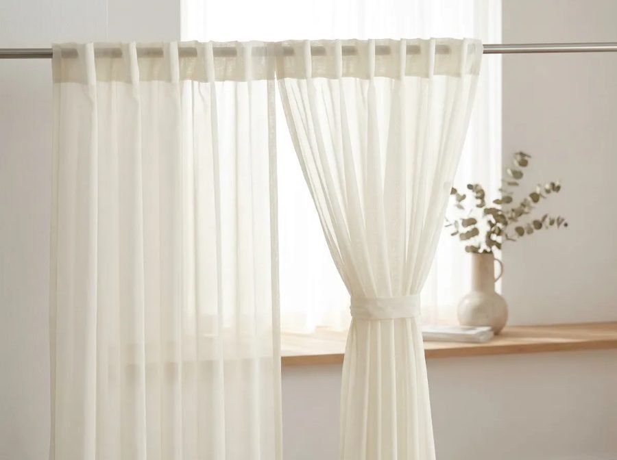 Plain chiffon sheers