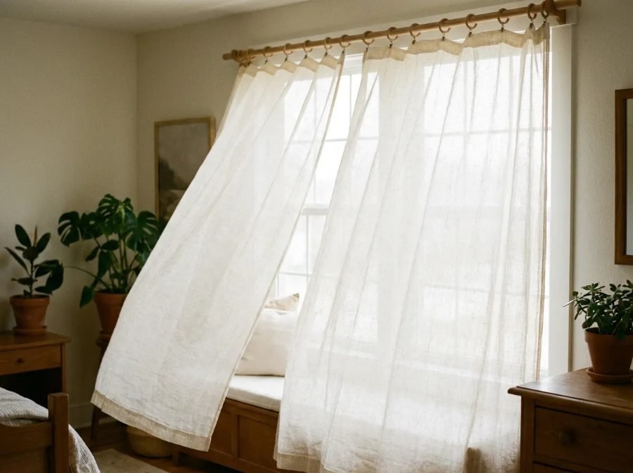 Linen sheers