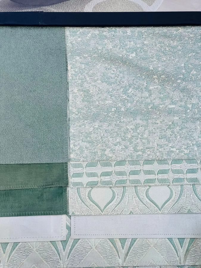 Sage jacquard set